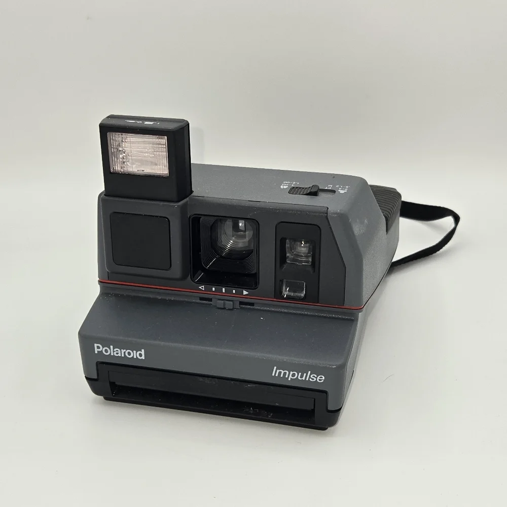 Vintage Polaroid Impulse Instant Film‎ Camera and Strap UNTESTED